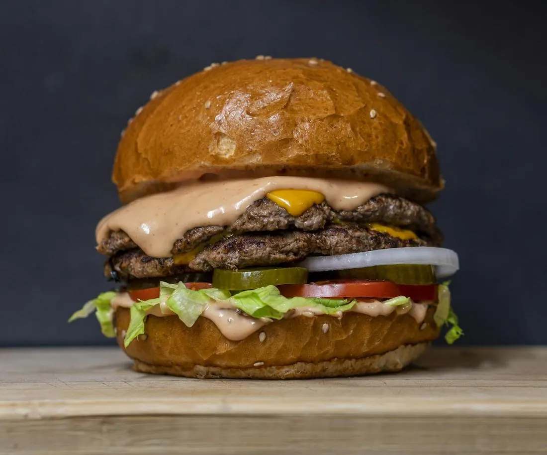 Cheddar burger