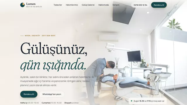Diş kliniği teması